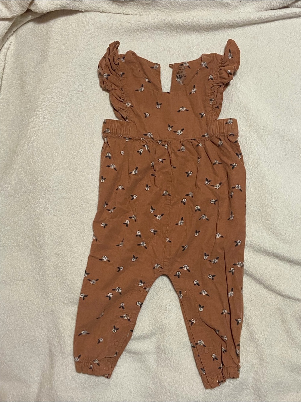 George Rust Floral Ruffle Romper